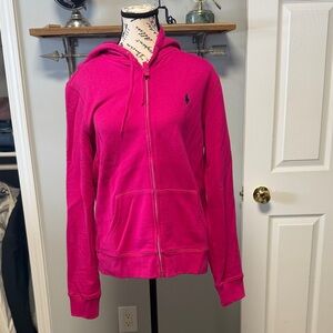 Ralph Lauren Fuchsia Women's Zip-Up Hoodie